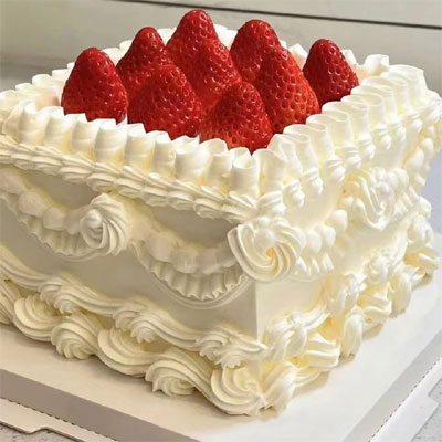 strawberry cake  to city