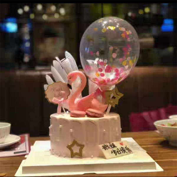 swan cake