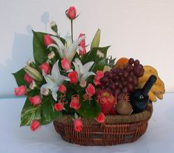 flower&fruit basket